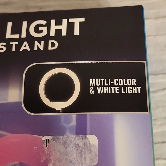 NWT Core Audio RGB ring light with tripod stand - Picture 7 of 12